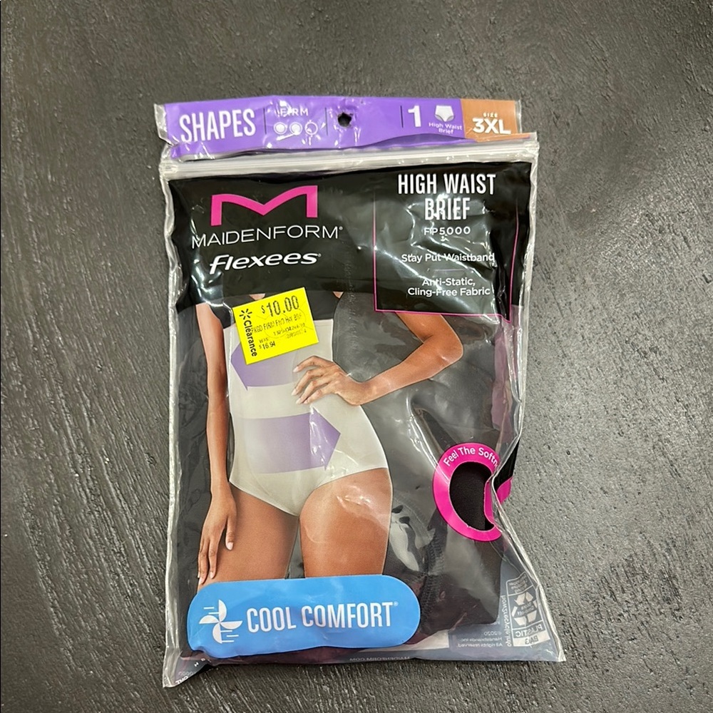 Maidenform High Waist Brief - Black 3XL